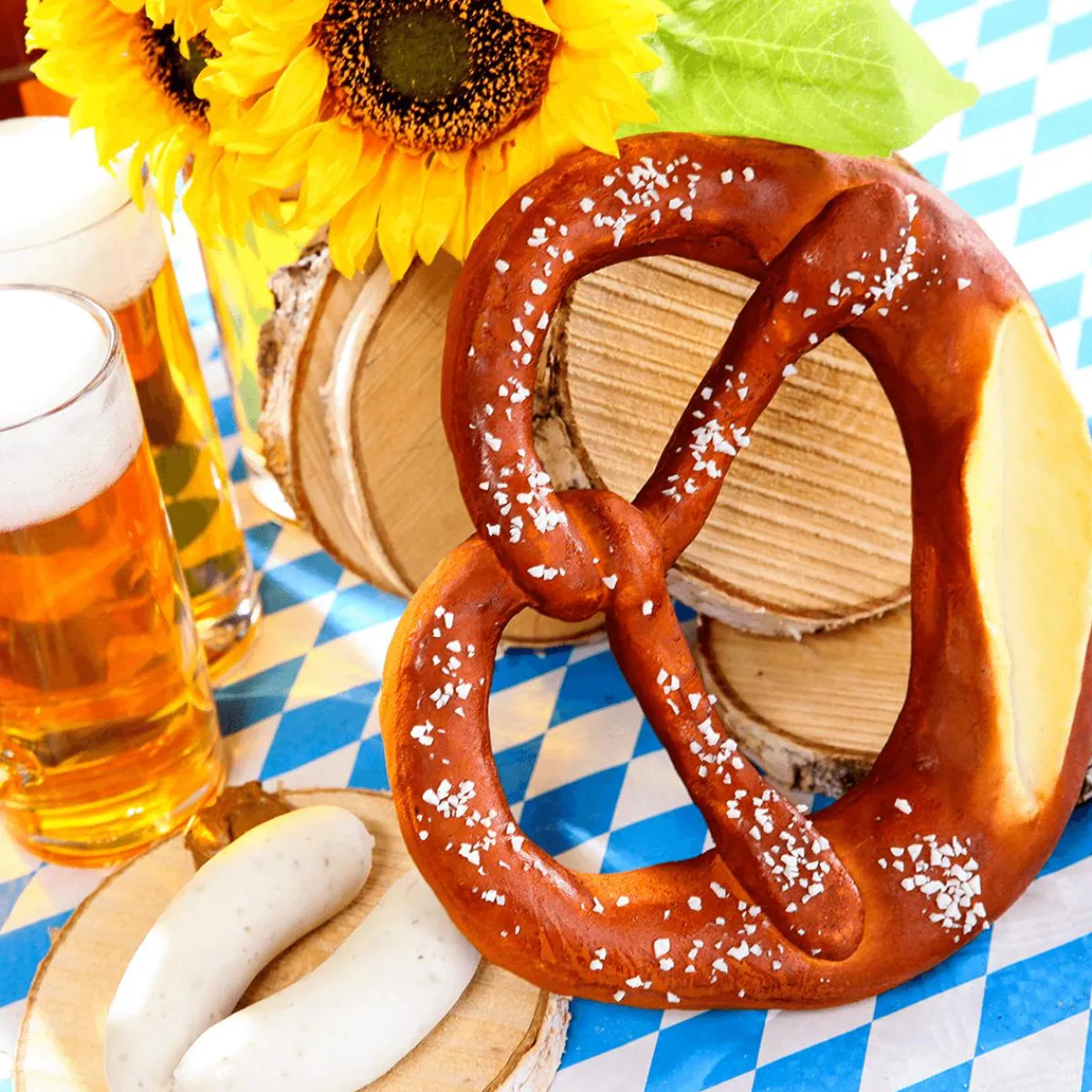 Decoración Temática|Pan Y Pastel>DecoWoerner Imitación De Pretzel De Oktoberfest 27 Cm marrón