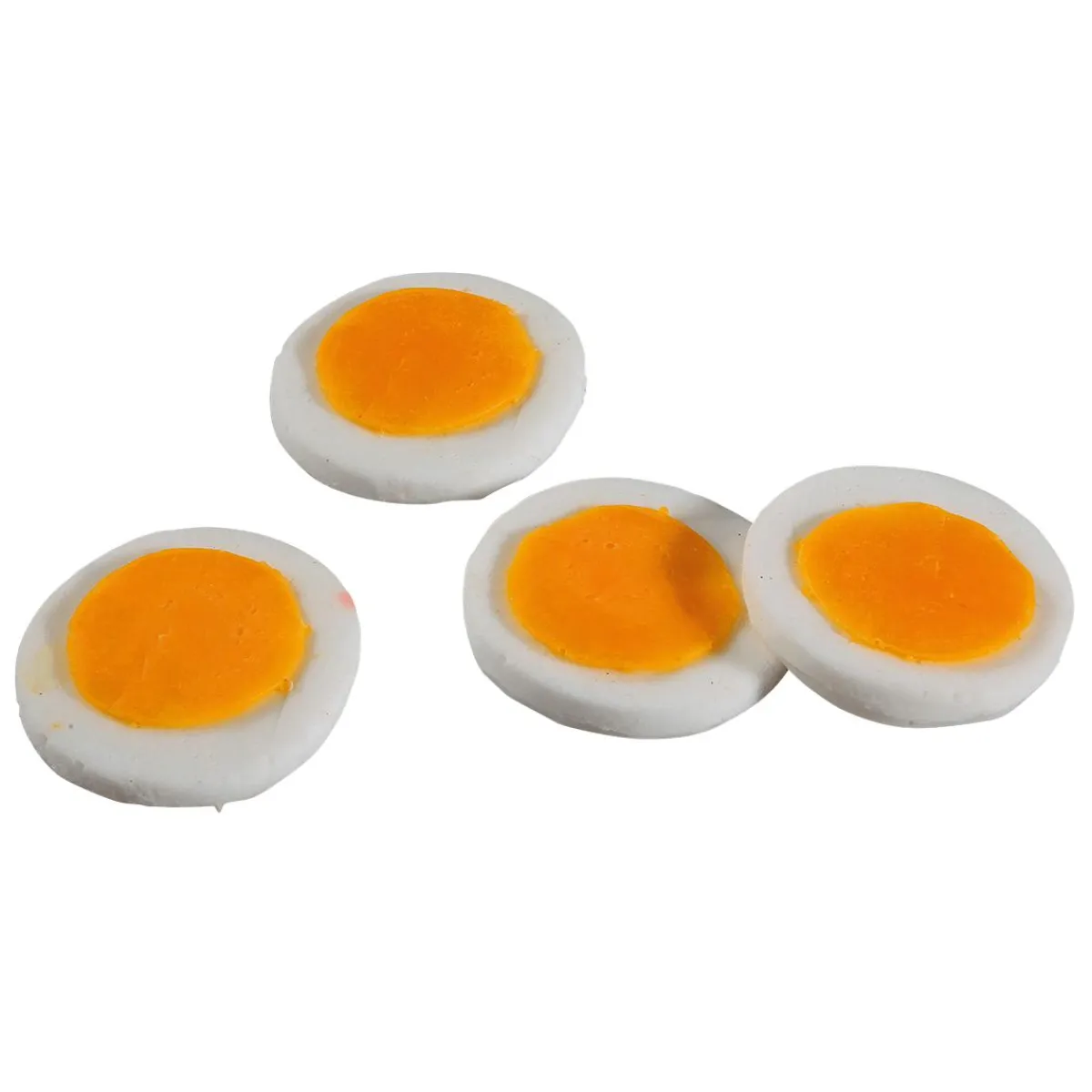 Platos Y Comida Rápida|Queso Y Huevos>DecoWoerner Imitación De Rodajas De Huevo, 4 Piezas amarillo