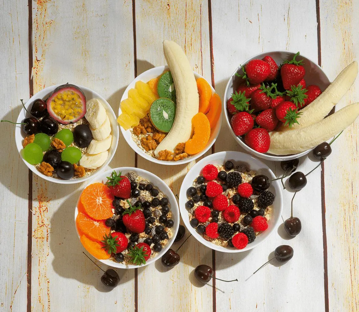 Frutas>DecoWoerner Imitación De Rodajas De Kiwi, 5 Piezas verde