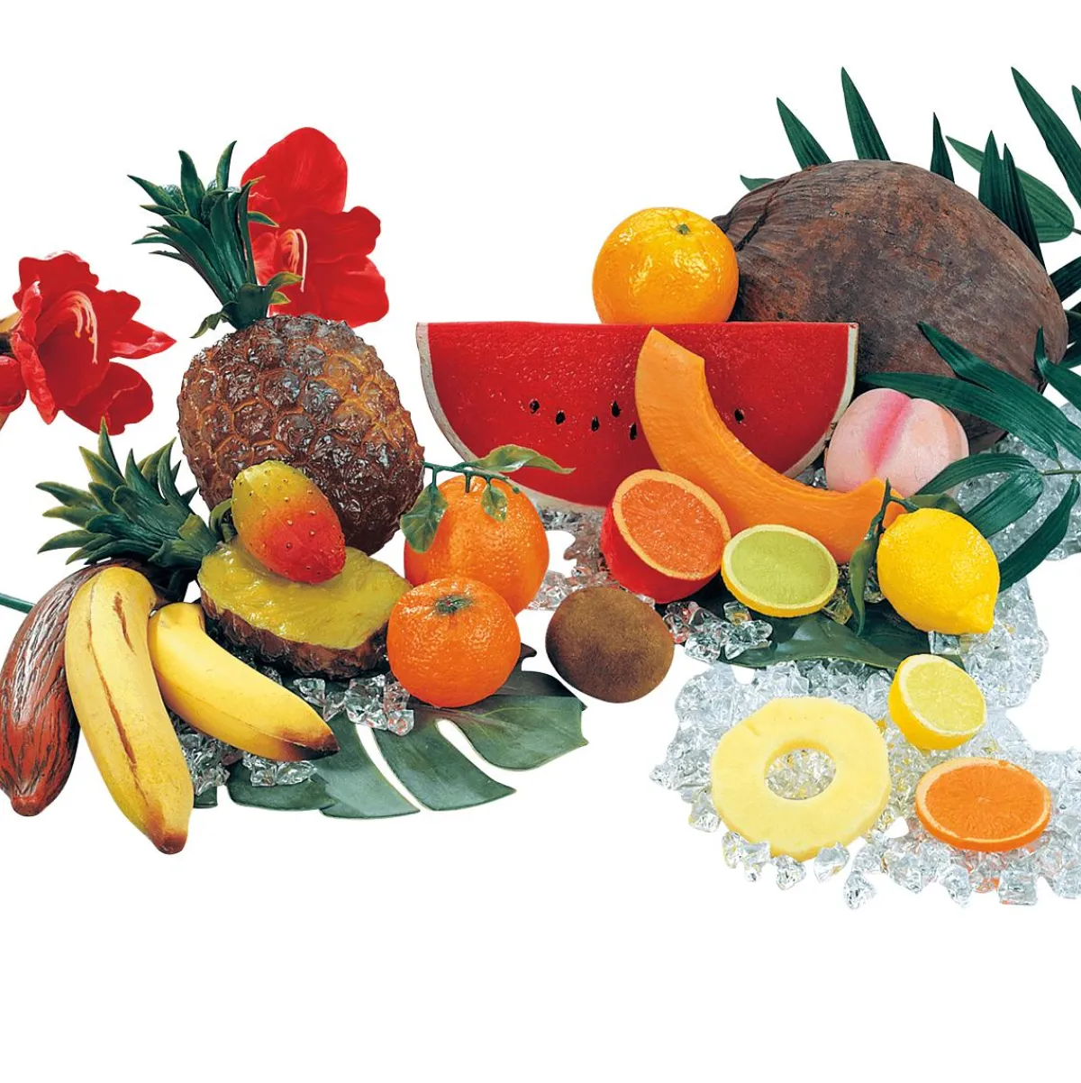 Frutas>DecoWoerner Imitación De Rodajas De Limón, 6 Piezas amarillo