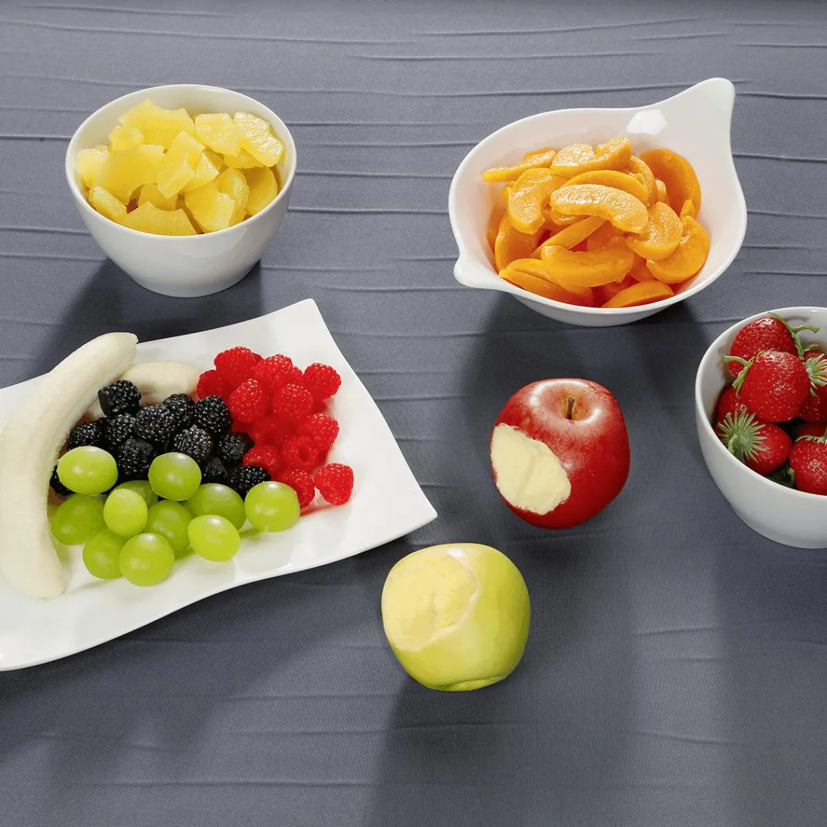 Decoración De Otoño|Frutas>DecoWoerner Imitación De Uvas s, 12 Piezas verde