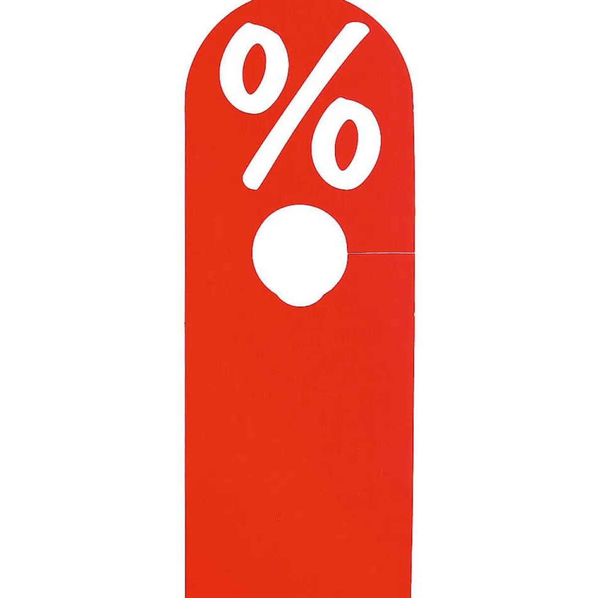 Material De Rebajas|Perchas>DecoWoerner Indicadores De Ofertas "Porcentaje" rojo
