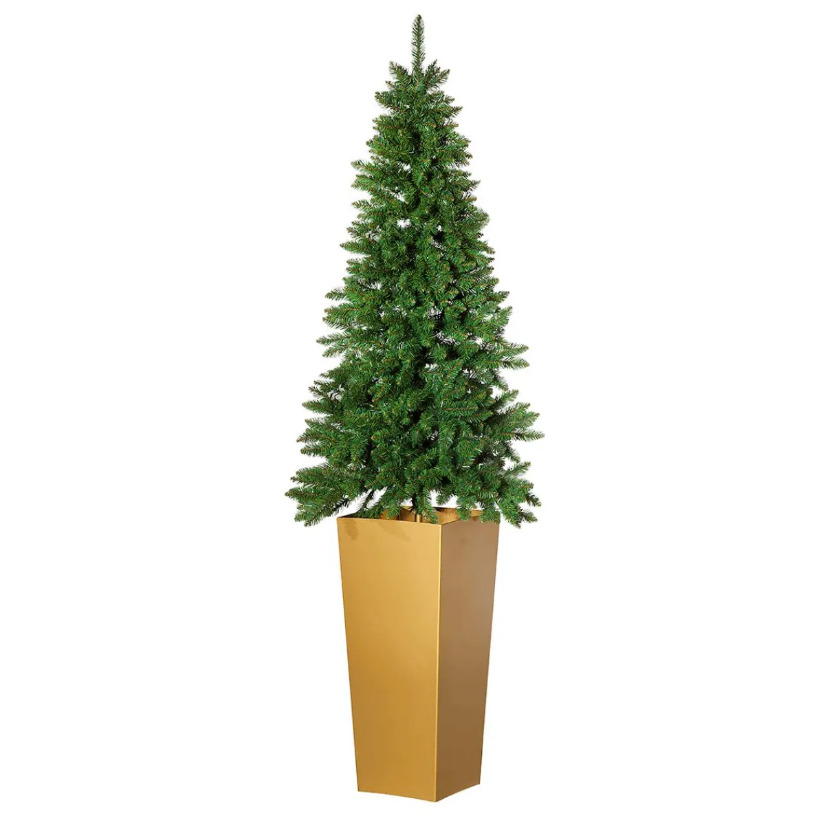 Árboles De Navidad Artificiales>DecoWoerner Jarrón De Soporte Del árbol De Navidad, Altura 90 Cm oro