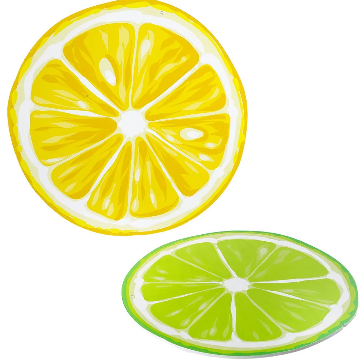 Decoración De Verano>DecoWoerner Juego De Exhibición Limette & Zitrone 35/40 Cm amarillo