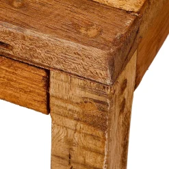 Expositores Para Tiendas|Decoración Natural>DecoWoerner Juego De Mesas Auxiliares De Madera 60, 75, 90 Cm marrón