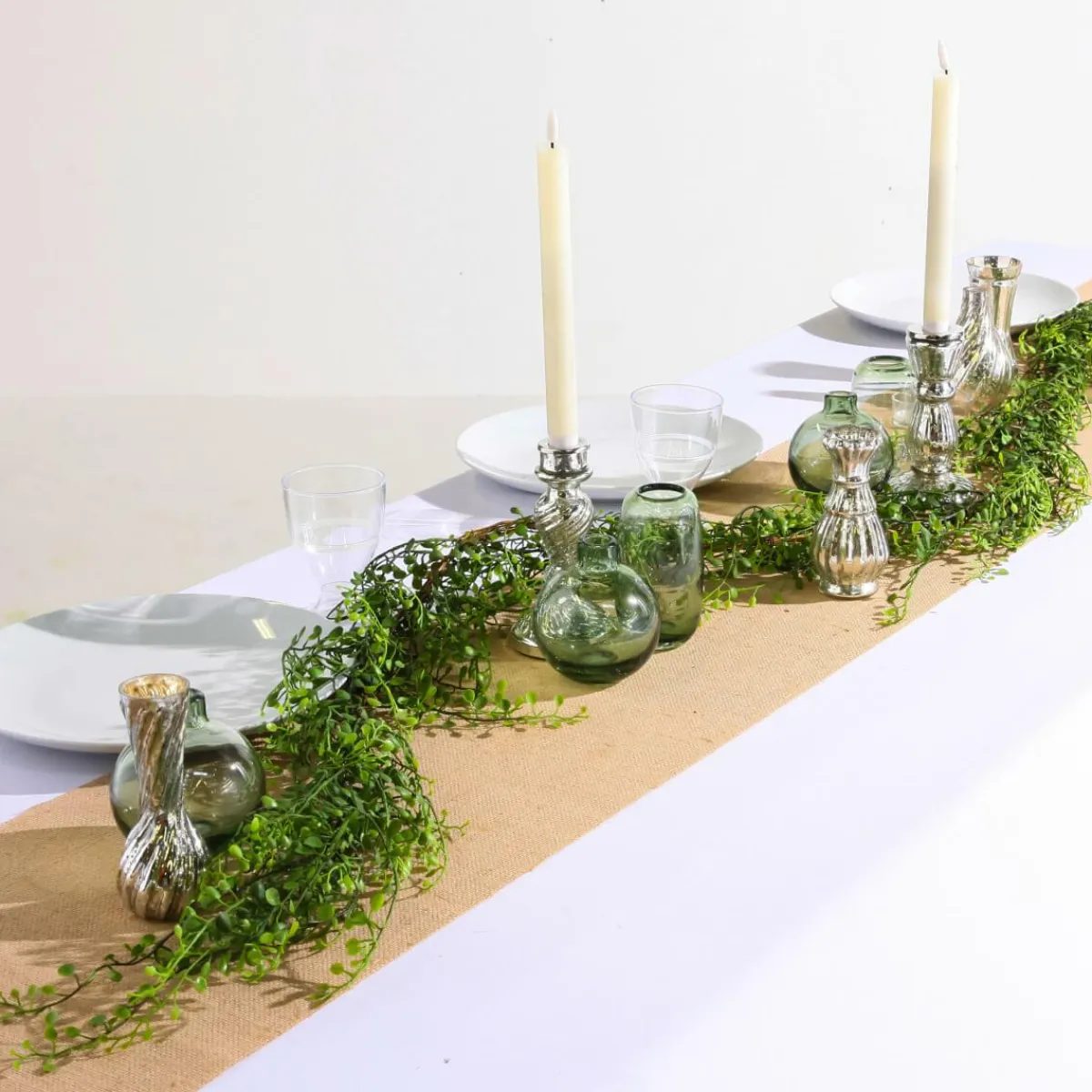 Ayudas Y Herramientas De Decoración>DecoWoerner Juego De Velas, 3 Piezas plata