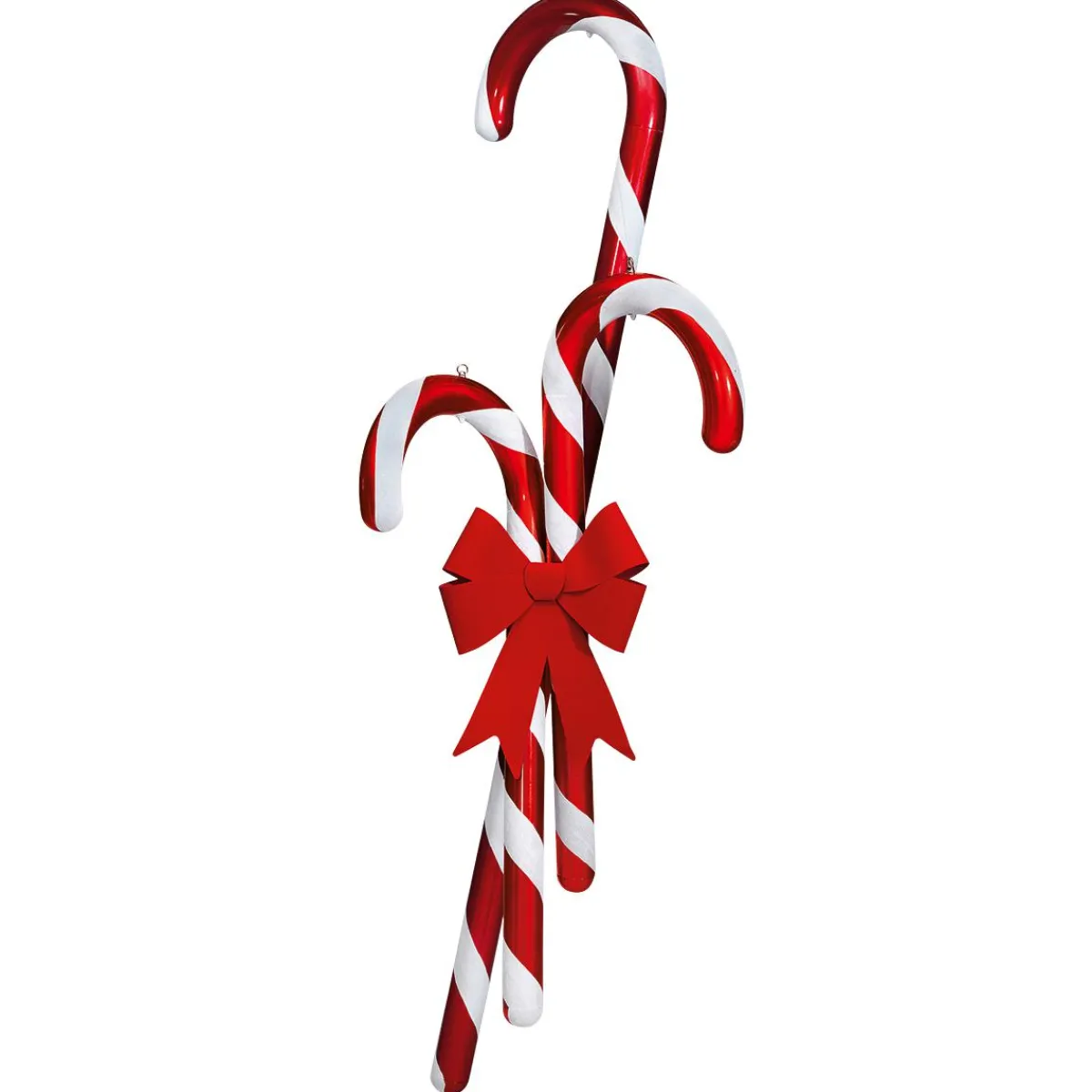 Chupetes Xxl|Decoración Navideña Xxl>DecoWoerner Jumbo Candy Cane, Bastón De Azúcar, 120 Cm rojo