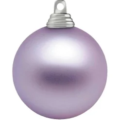 Bolas De Navidad>DecoWoerner Lavanda, Bolas De Navidad De Plástico Mate, Ignífugo, 6 Cm Ø - 24 Piezas violeta