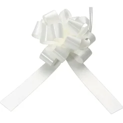 Lazos De Regalo>DecoWoerner Lazo, Ø 10 Cm, Color blanco