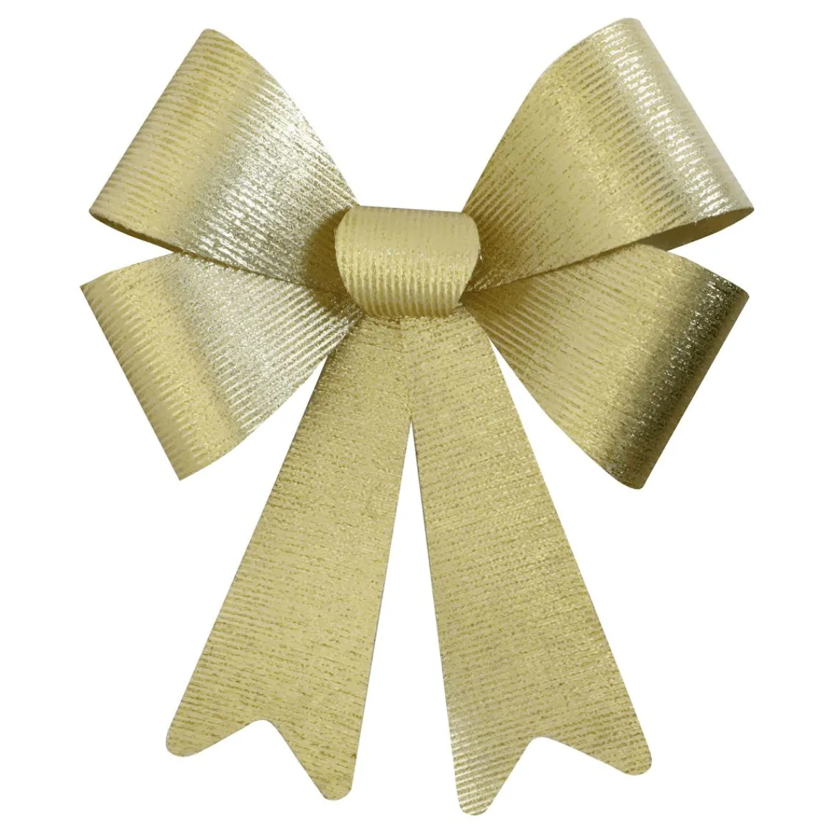 Decoración Temática|Figuras De Navidad>DecoWoerner Lazo De Plástico Con Aspecto De Mica Dorada oro