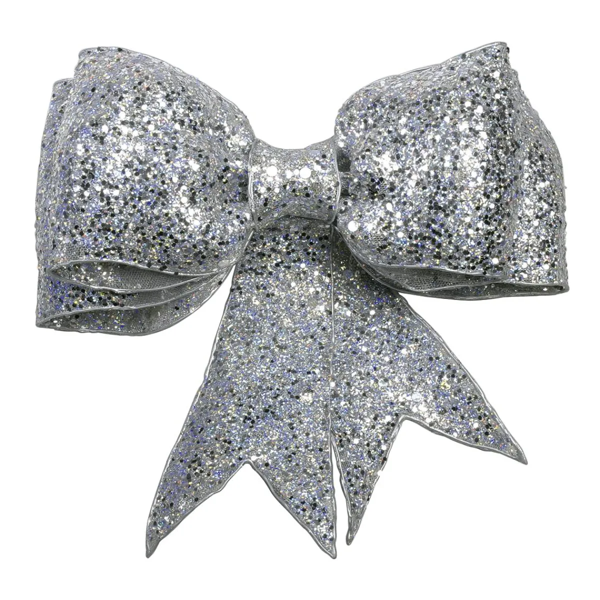 Lazos De Regalo|Figuras De Navidad>DecoWoerner Lazo De Regalo, Color Plateado, 35 Cm plata