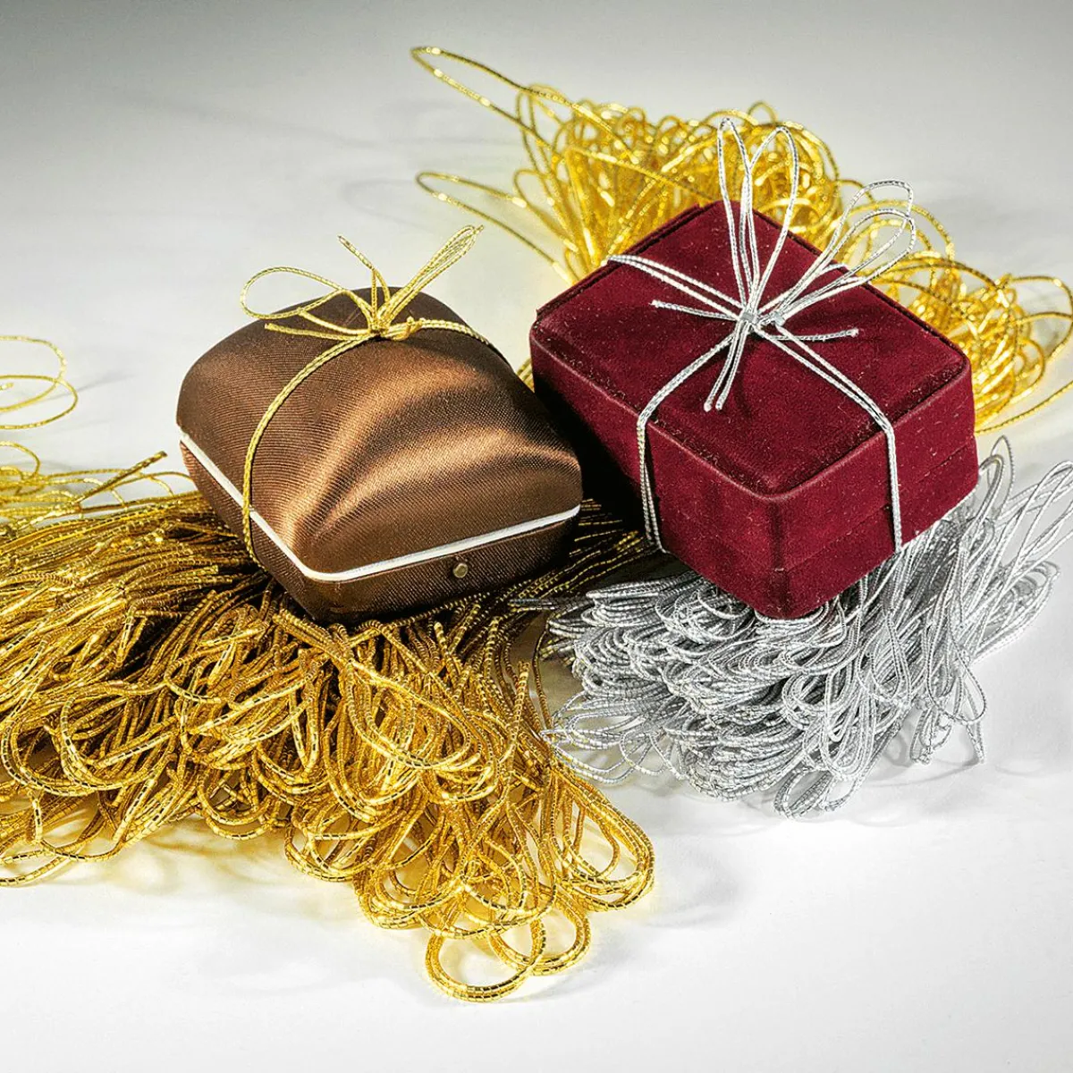 Lazos De Regalo>DecoWoerner Lazo Decorativo Plateado Longitud 40 Cm, 100 Piezas plata