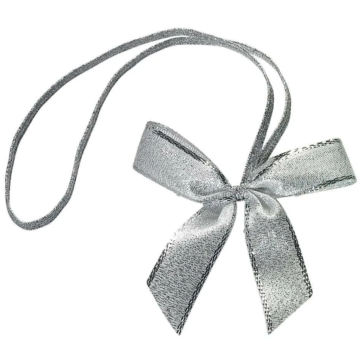 Lazos De Regalo>DecoWoerner Lazo Decorativo Plateado 40 Cm, 100 Piezas plata