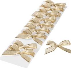 Lazos De Regalo>DecoWoerner Lazos Decorativos Dorados Para Pegar , 100 Piezas oro