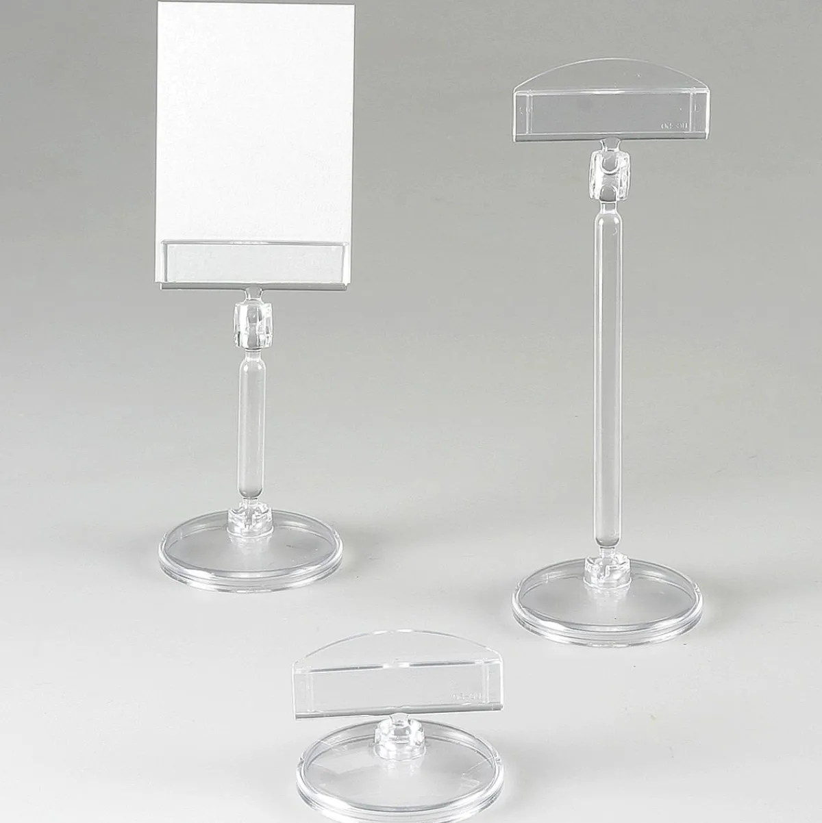 Etiquetaje>DecoWoerner Letrero De Precios Con Inserto, Altura 4 Cm transparente