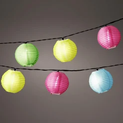 Decoración Temática|Decoración De Verano>DecoWoerner Linterna LED De Colores Con Cadena De 950 Cm multicolor