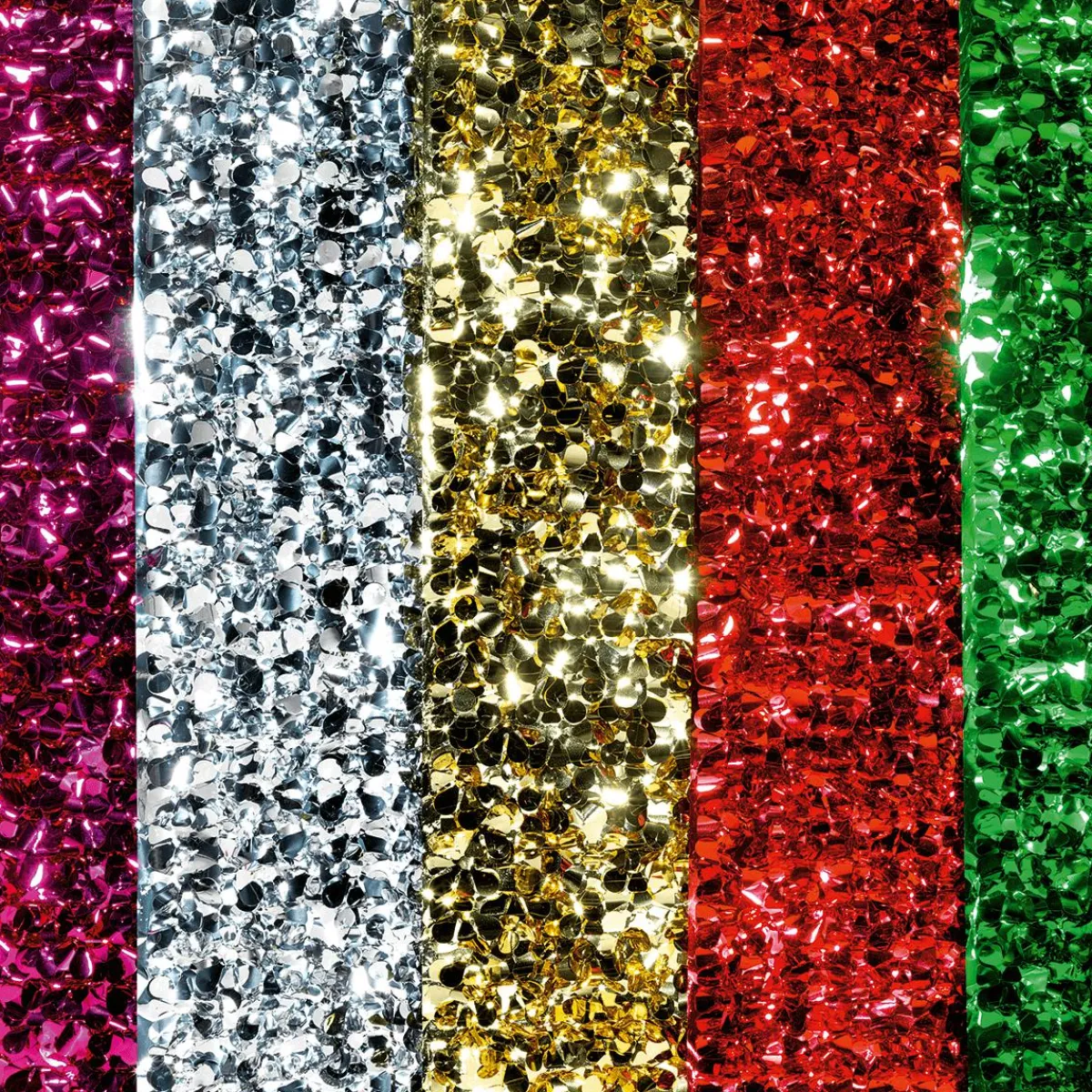 Láminas Y Películas Decorativas>DecoWoerner Lámina Troquelada Metálica De 90 Cm De Ancho, verde