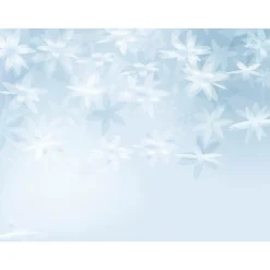 Bandera Xxl|Decoración De Invierno>DecoWoerner Lona XXL "Flores De Hielo" De Lona De Camión Ignífuga 250 X 330 Cm