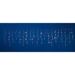 Luces De Navidad>DecoWoerner Luz Icicle Light LED 24 V Para Exteriores, 152 LED, 200 X 100 Cm transparente