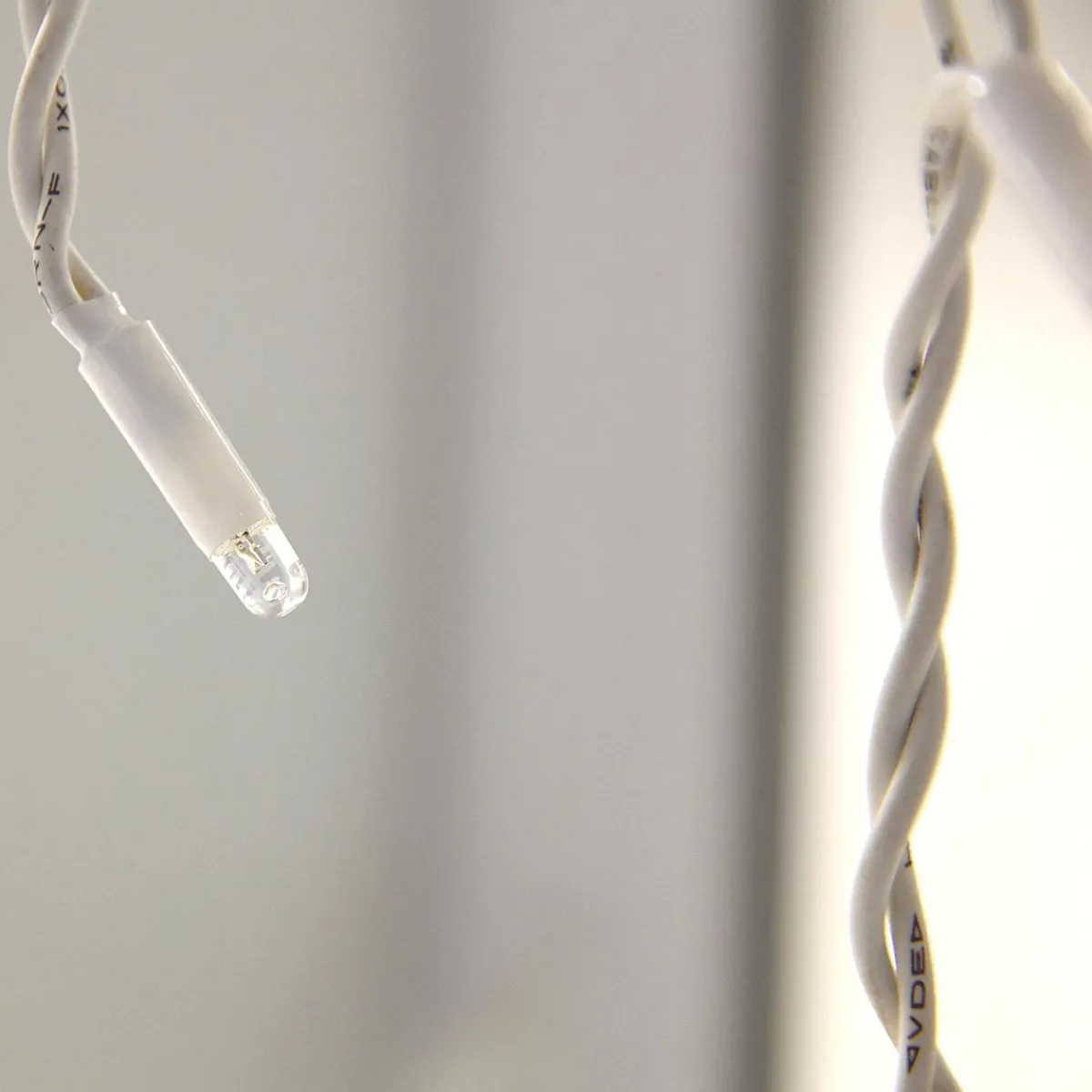 Luces De Navidad>DecoWoerner Luz Icicle Light LED Parpadeante Para Uso Profesional Sistema IP67, 114 LED, 300 X 50 Cm blanco