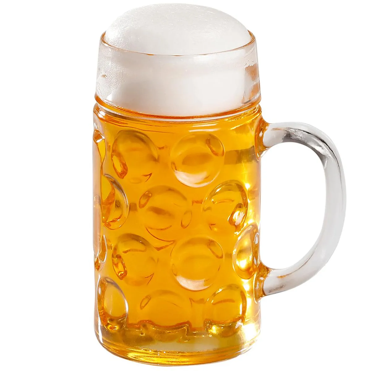 Decoración Temática|Bebidas>DecoWoerner Maßkrug 1 Litro Maniquí De Alimentos 20 Cm amarillo