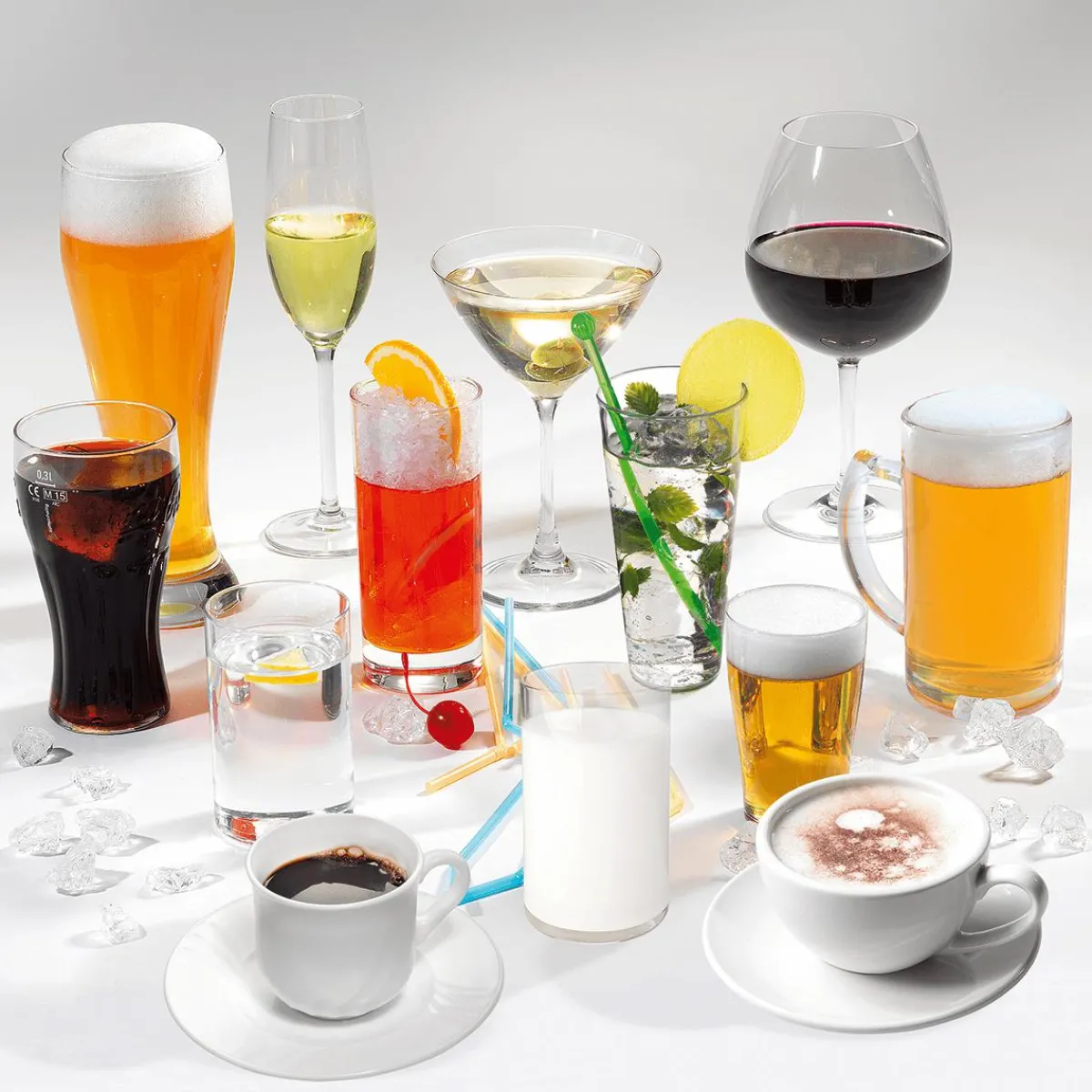 Decoración Temática|Bebidas>DecoWoerner Maniquí De Cerveza Blanca 0,5 L naranja