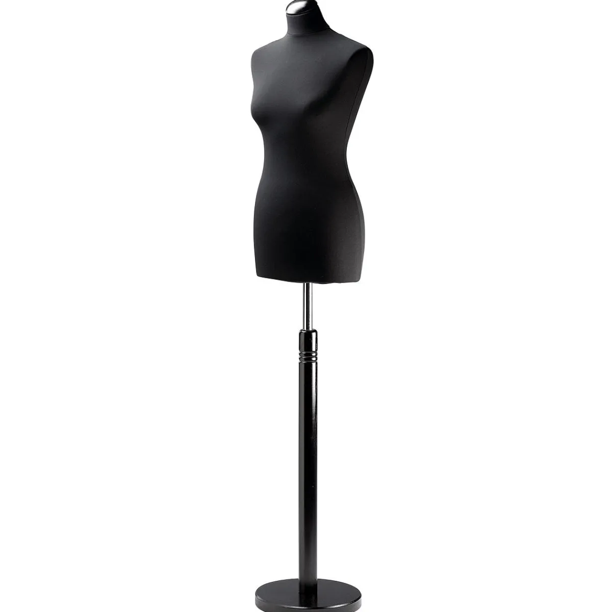 Bustos De Costura>DecoWoerner Maniquí De Costura De Mujer, Busto De 72 Cm, Color / negro