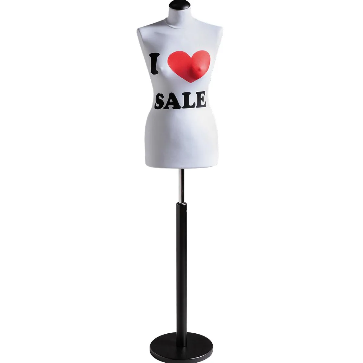 Bustos De Costura>DecoWoerner Maniquí De Costura De Mujer, Busto De 72 Cm, Color / negro
