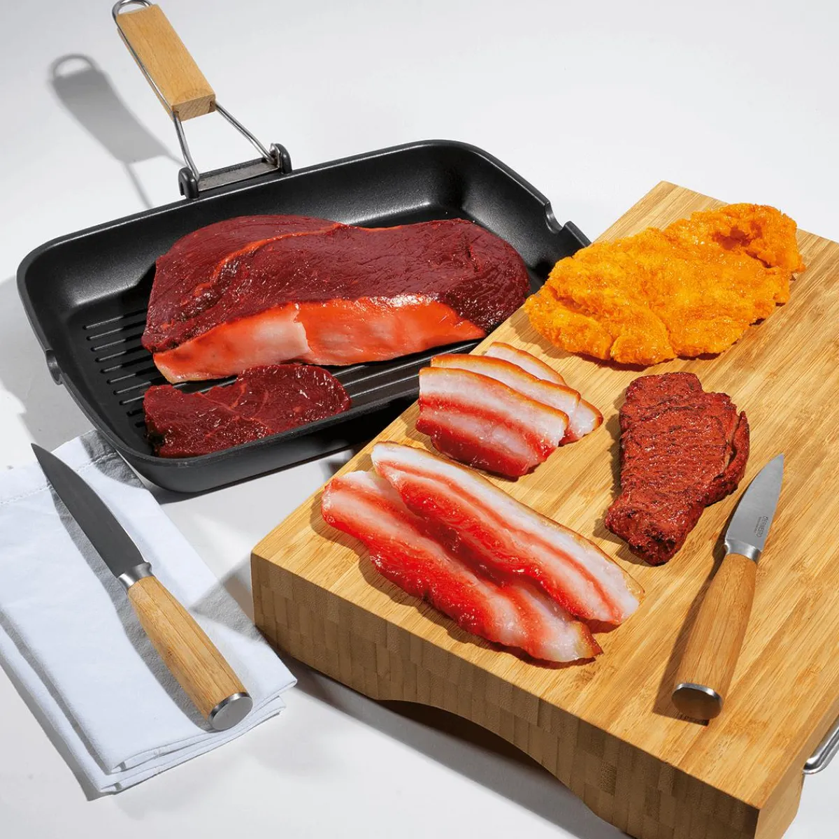 Carnes Y Embutidos>DecoWoerner Maniquí De Filete De Vacuno Crudo rojo