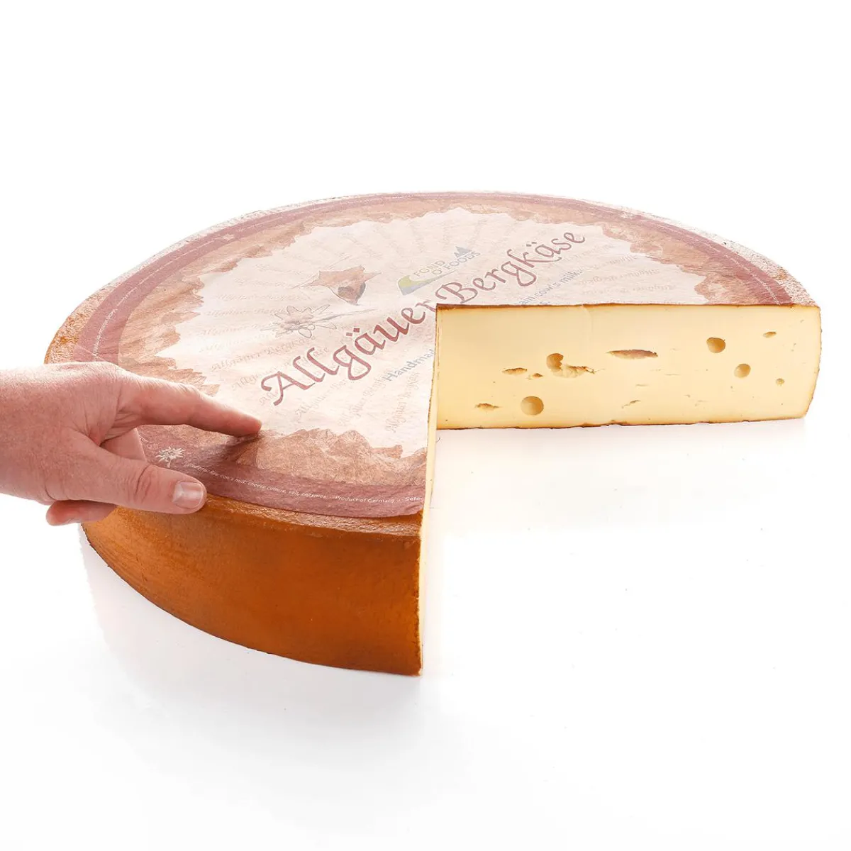 Queso Y Huevos>DecoWoerner Maniquí De Pan De Queso De Montaña De Allgäu De 52 Cm De Diámetro marrón