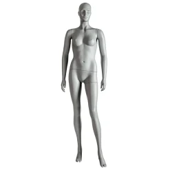 Maniquíes>DecoWoerner Maniquí Deportivo Mujer Deportista - Pierna Izquierda Al Descubierto Gris