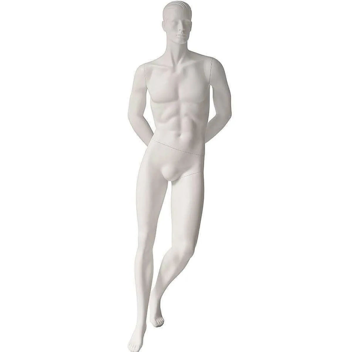 Maniquíes>DecoWoerner Maniquí Masculino Realista , De Pie blanco