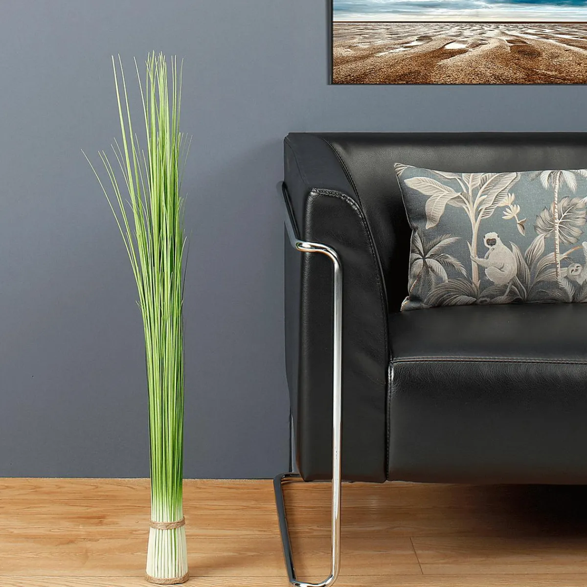 Decoración De Primavera|Hierba Decorativa>DecoWoerner Manojo De Hierba Decorativa Extra Largo, Longitud 90 Cm verde