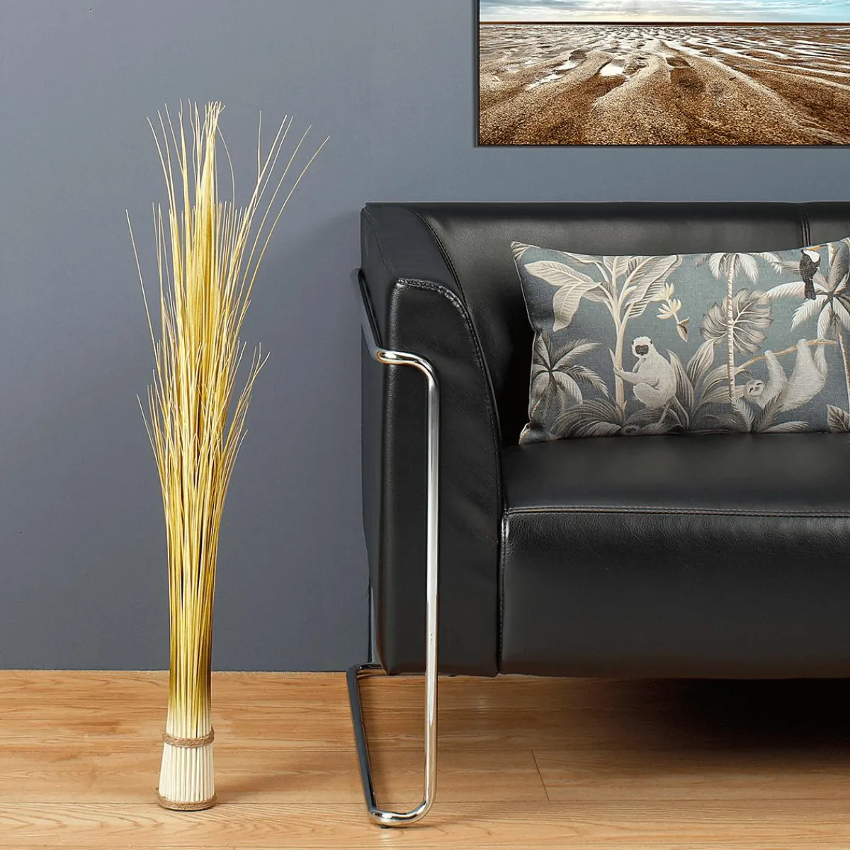 Decoración De Otoño|Hierba Decorativa>DecoWoerner Manojo De Hierba Decorativa Extra Largo, Longitud 90 Cm marrón