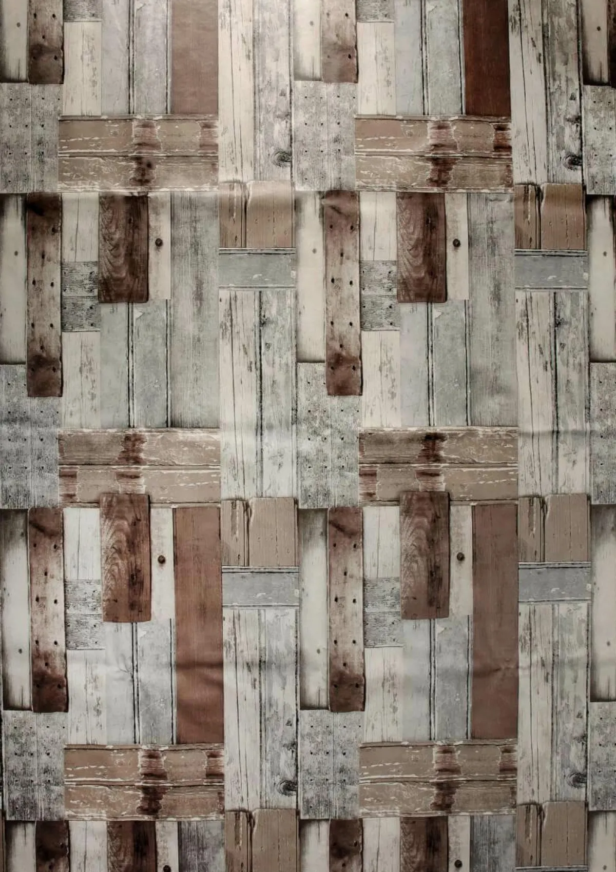 Láminas Y Películas Decorativas>DecoWoerner Mantel De Hule Lavable "Beach-Wood", Vendido Por Metro 140 Cm De Ancho marrón
