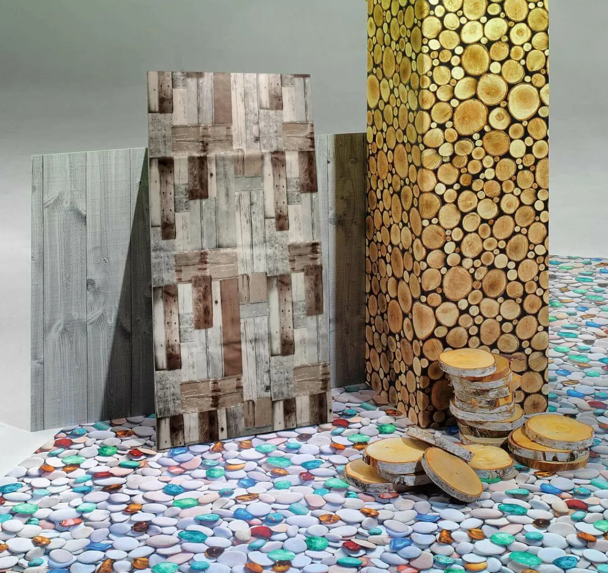 Láminas Y Películas Decorativas>DecoWoerner Mantel De Hule Lavable "Beach-Wood", Vendido Por Metro 140 Cm De Ancho marrón