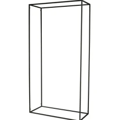 Expositores Para Tiendas|Ayudas Y Herramientas De Decoración>DecoWoerner Marco Metálico Decorativo, 200 Cm De Altura negro