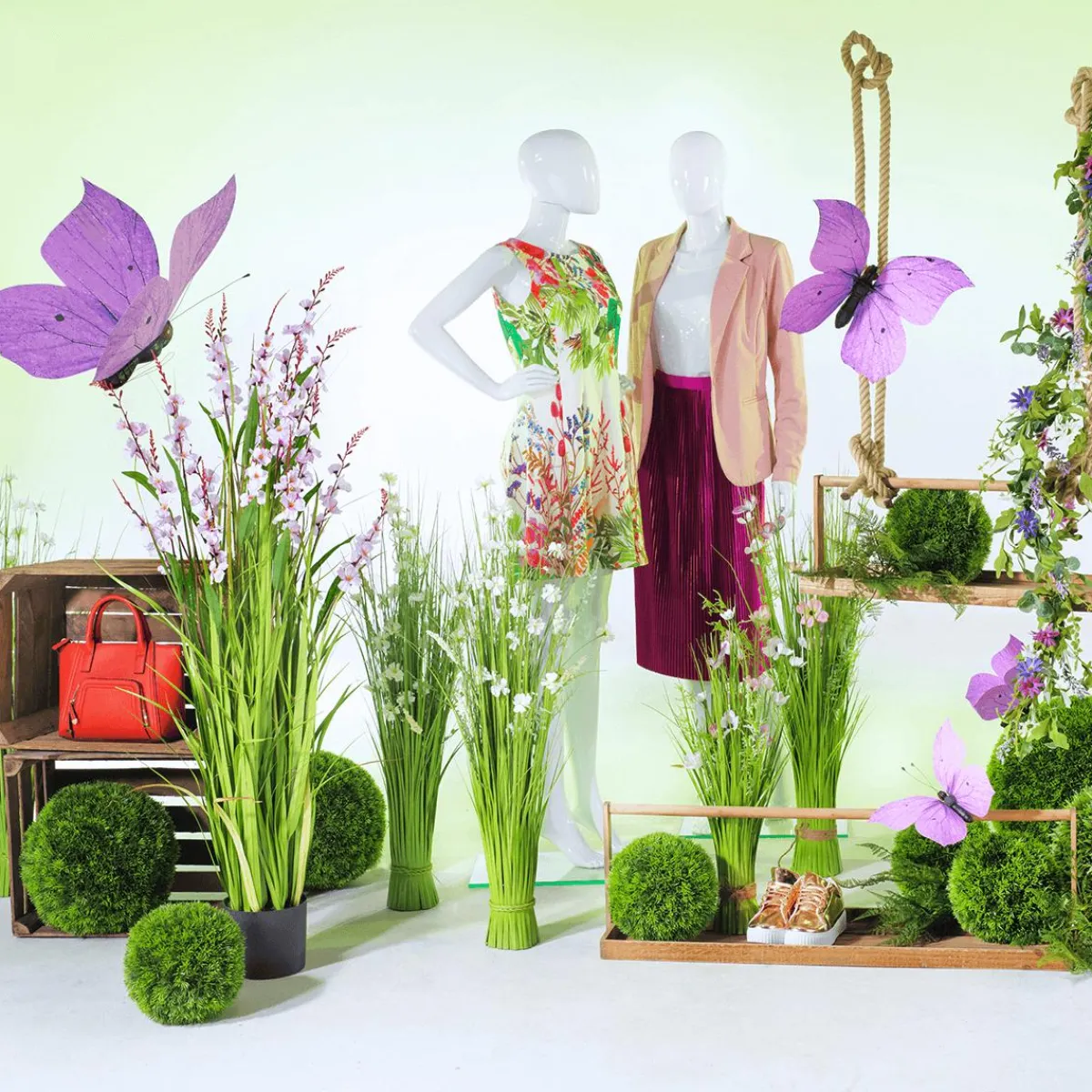 Decoración De Animales|Decoración De Primavera>DecoWoerner Mariposa Decorativa Púrpura, 30 Cm violeta