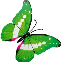 Decoración De Animales|Decoración De Primavera>DecoWoerner Mariposas Decorativas 40 Cm 3 Piezas verde