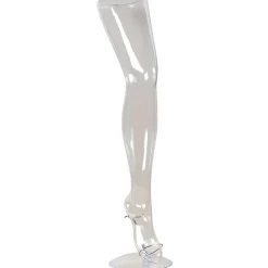 Maniquíes>DecoWoerner Media De Señora Pierna 74 Cm, transparente