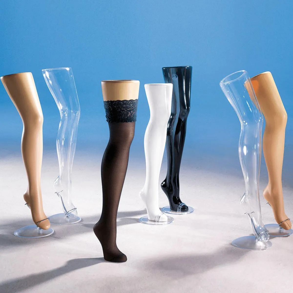 Maniquíes>DecoWoerner Media De Señora Pierna 74 Cm, transparente