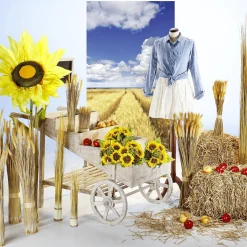 Decoración De Otoño|Flores Artificiales><noscript><img width=