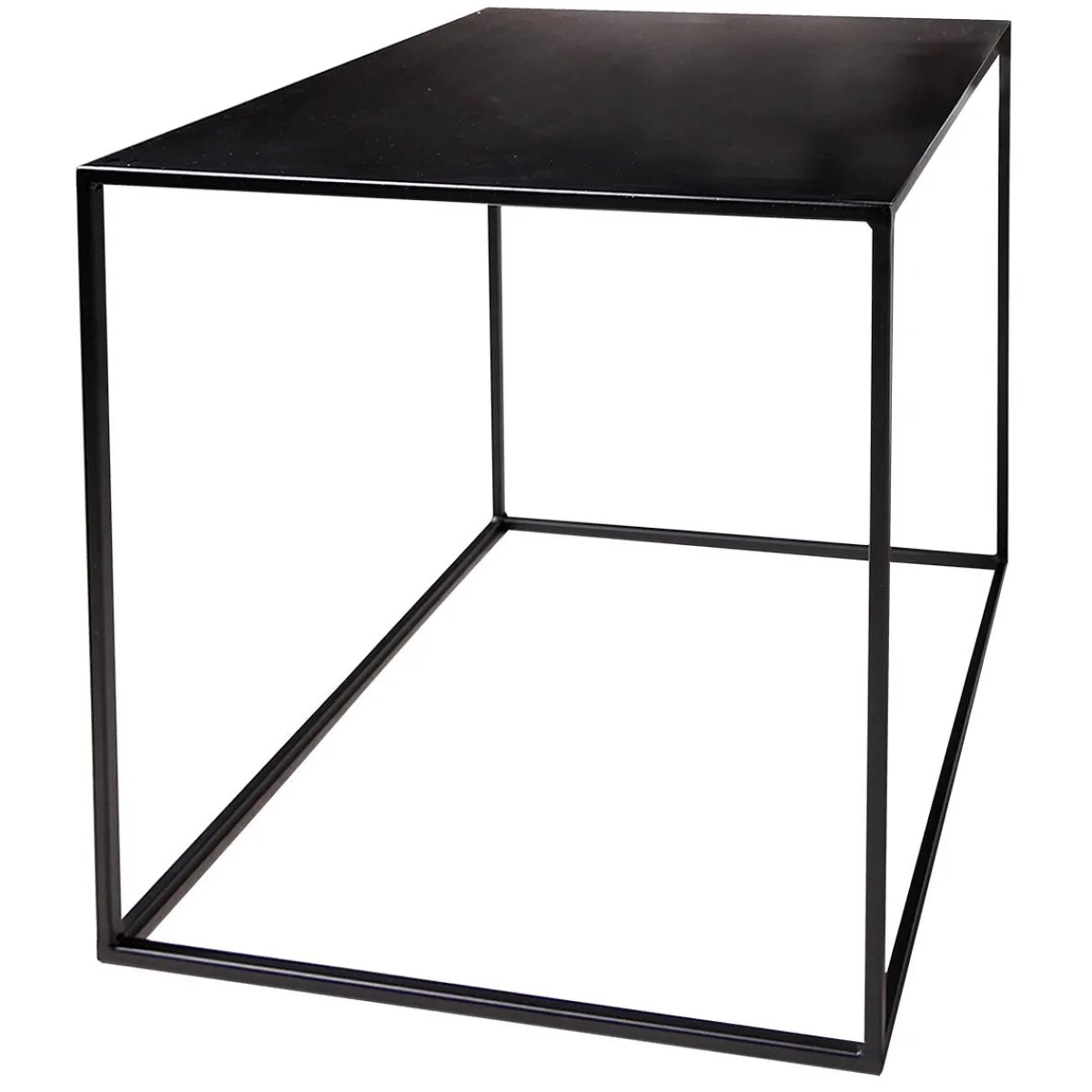 Expositores Para Tiendas|Macetas Y Artículos De Decoración>DecoWoerner Mesa De Metal 45 X 45 Cm, Negra negro