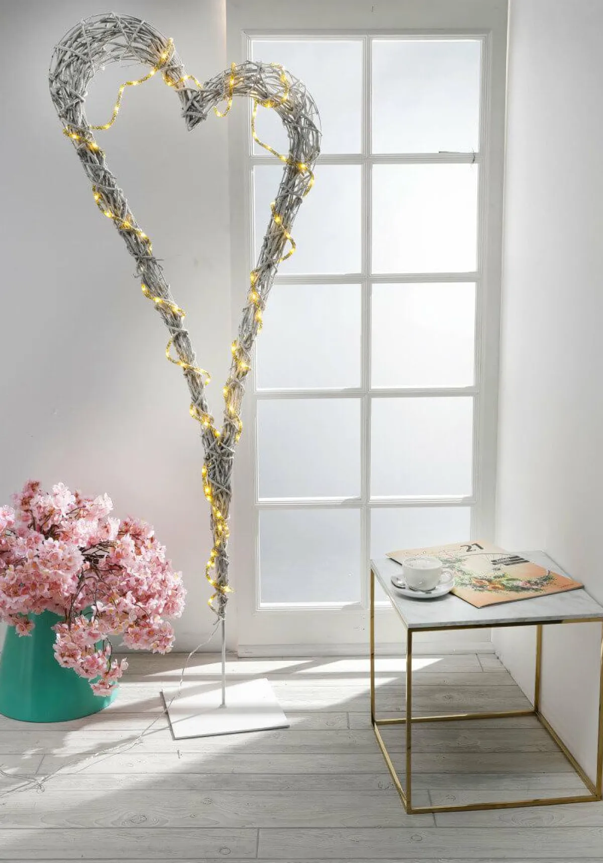 Expositores Para Tiendas|Macetas Y Artículos De Decoración>DecoWoerner Mesa De Metal 45 X 45 Cm, oro