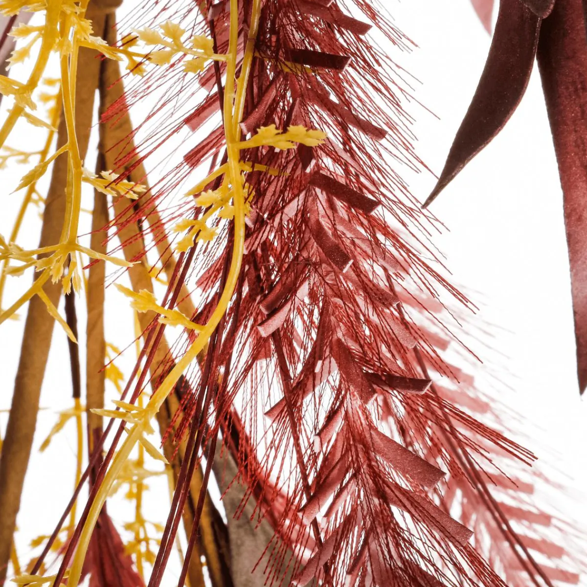 Decoración De Otoño|Guirnaldas Y Vides>DecoWoerner Mezcla De Hierba Limpiadora De Otoño Con Eucalipto 165 Cm rojo