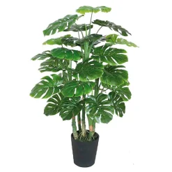 Plantas Verdes|Plantas De Interior>DecoWoerner Monstera Artificial 120 Cm verde