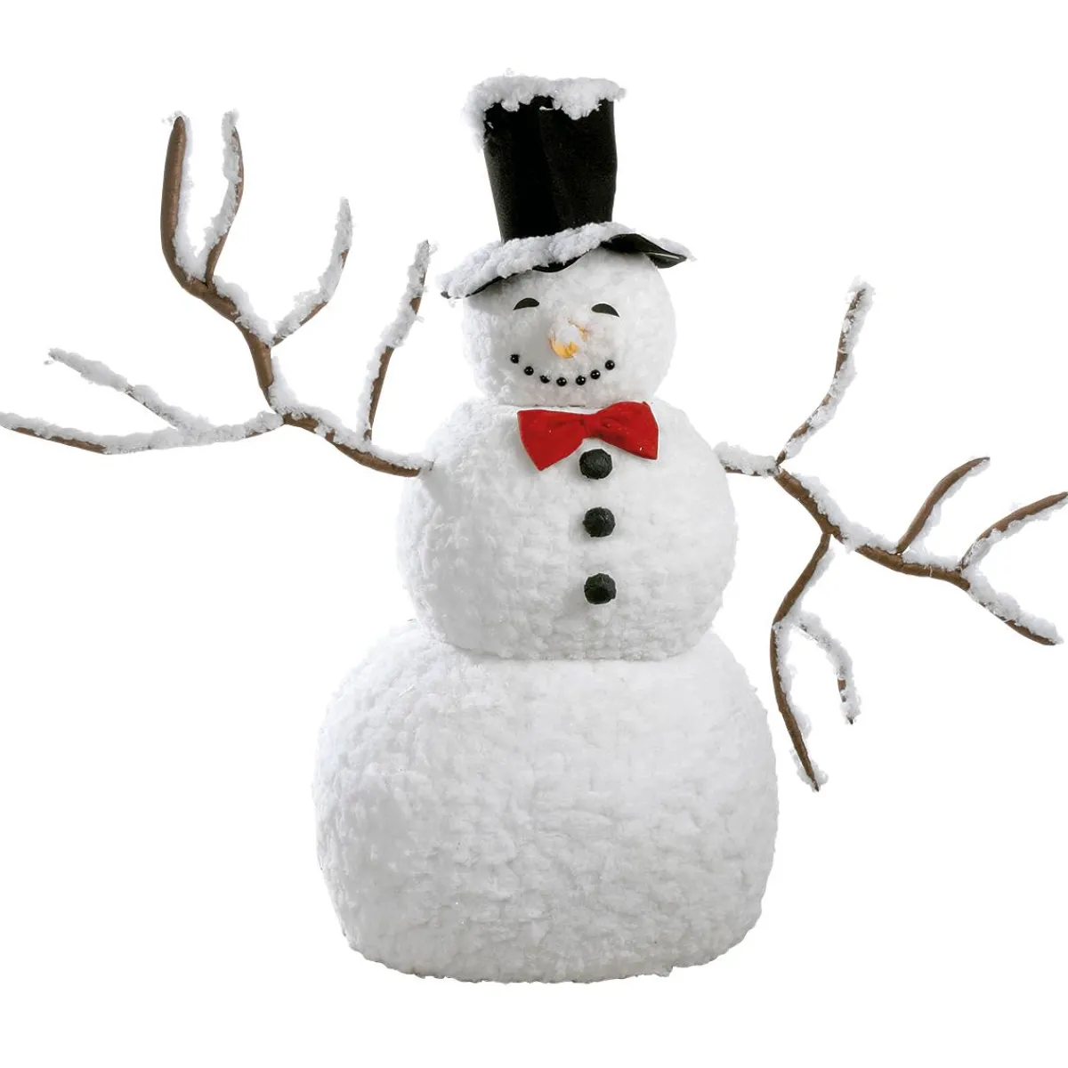 Decoración De Invierno|Decoración Navideña Xxl>DecoWoerner Muñeco De Nieve, Altura: 120 Cm blanco