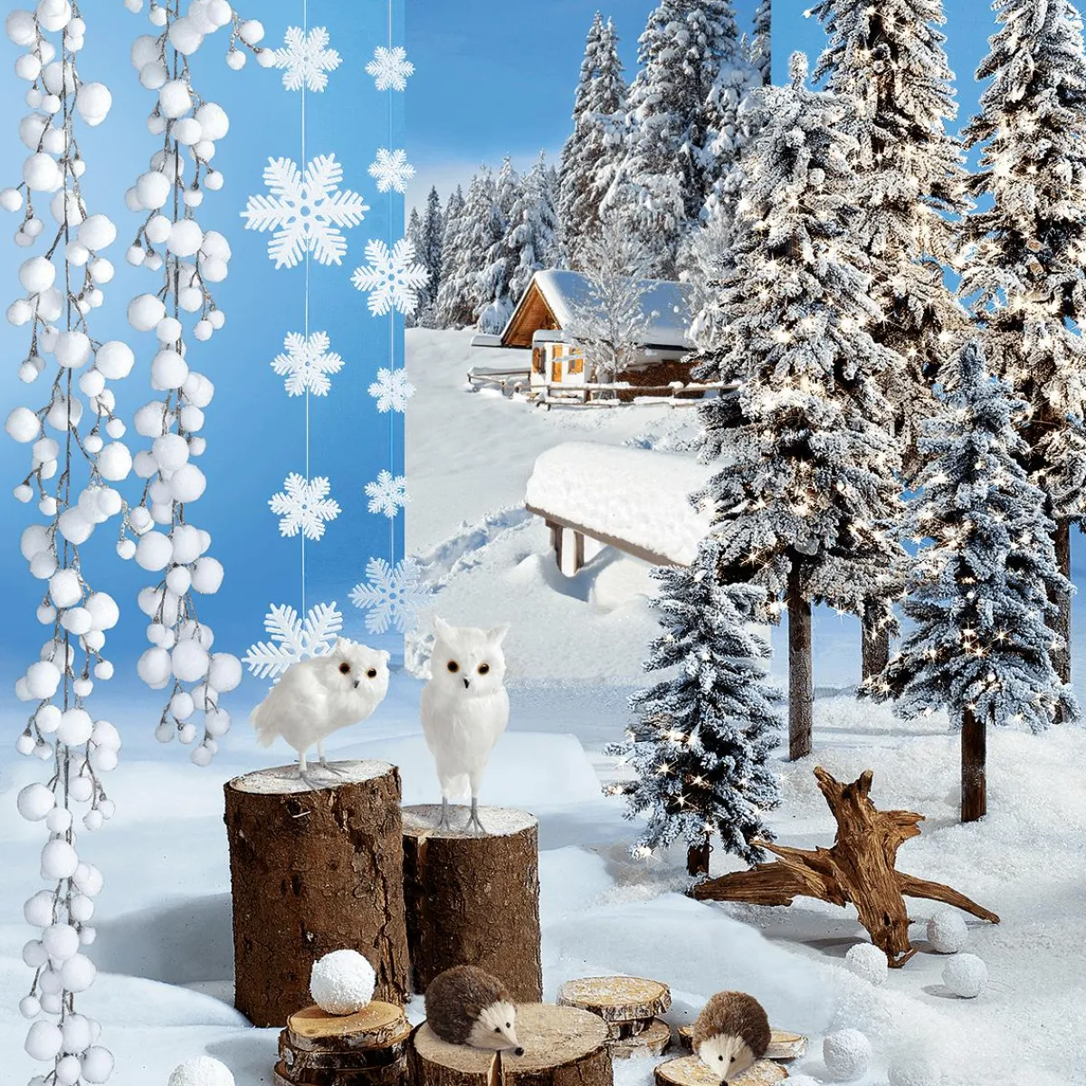 Decoración Dispersa|Decoración De Invierno>DecoWoerner Nieve De Cine, 1200 G blanco