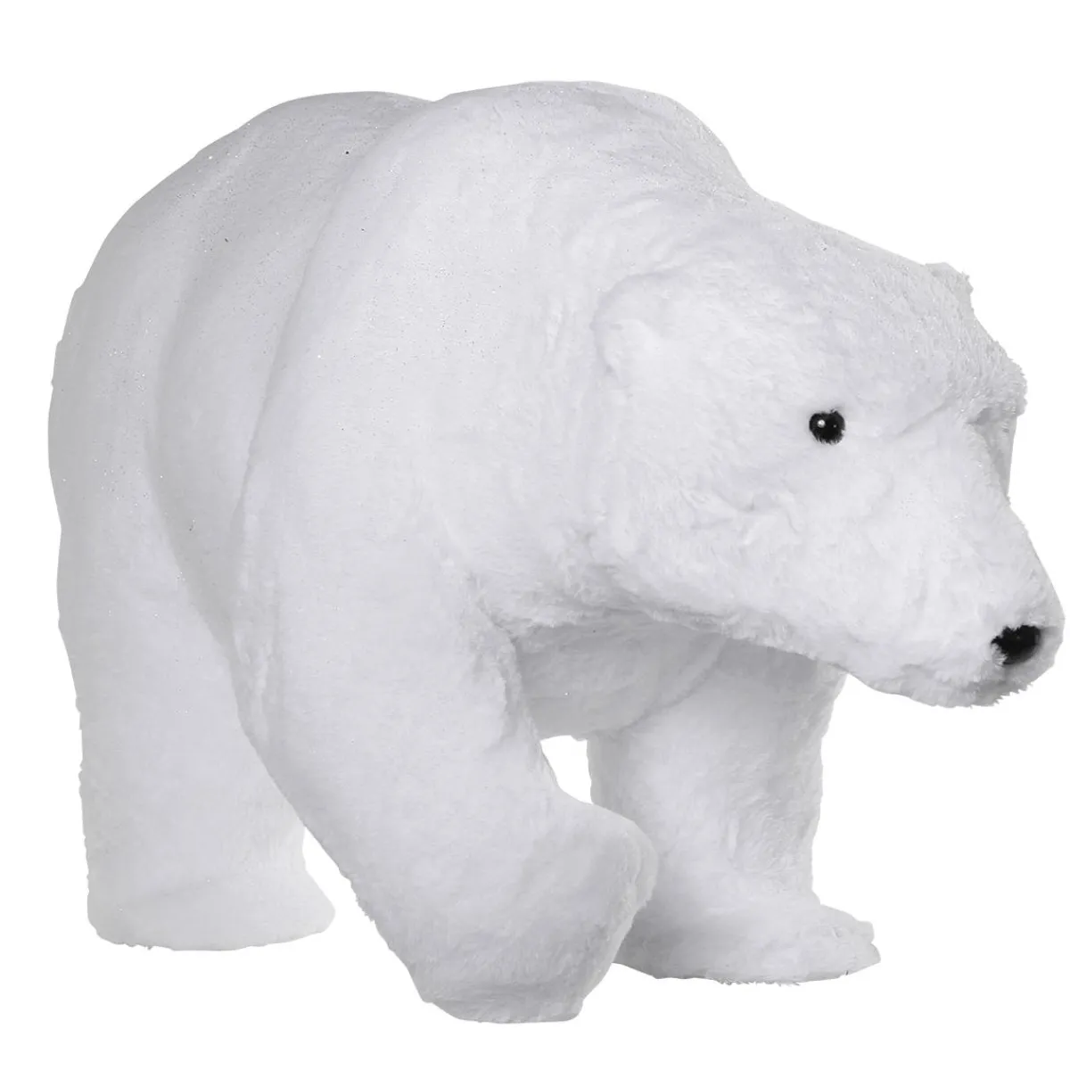Decoración De Invierno>DecoWoerner Oso Polar De Peluche Decorativo Altura 44 Cm blanco