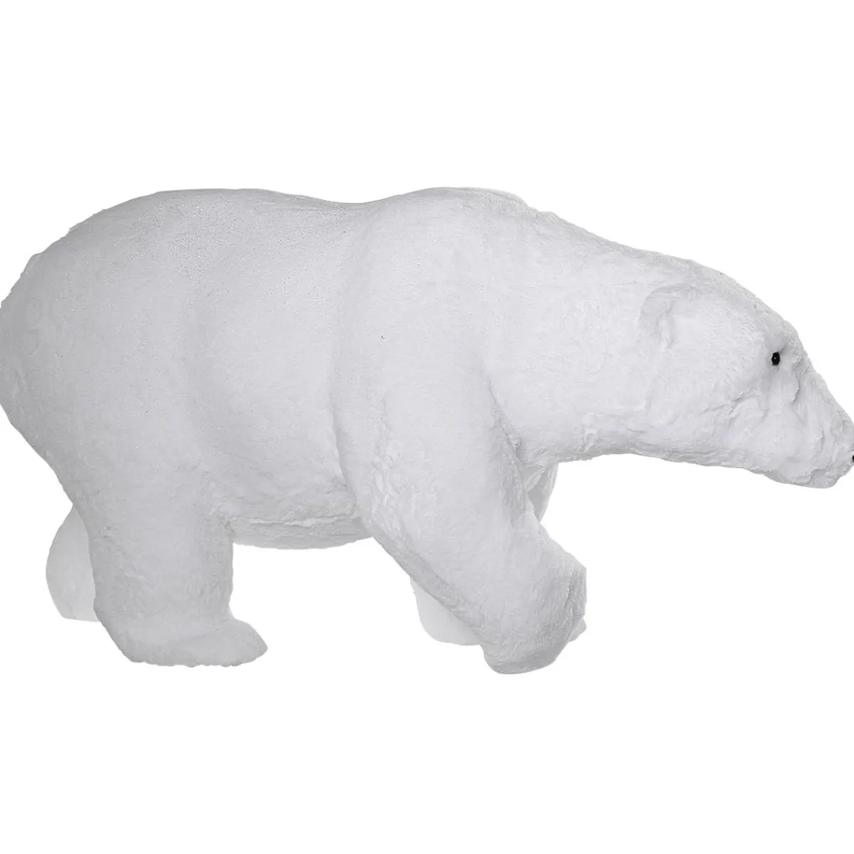 Decoración De Invierno>DecoWoerner Oso Polar De Peluche Decorativo Altura 44 Cm blanco